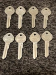 Oem 1935 Ford Tire Lock Key Blank Briggs And Stratton Groove 16 1932 Chevy K98. Fixed Price $50.00.