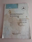 Working Times / Values Mercedes Buses 303 305 307 1975. Fixed Price $32.92.
