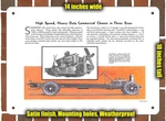 Metal Sign - 1929 Studebaker Truck Chassis 10X14 Inches. Fixed Price $39.95.