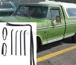 Door Beltline Glass Channel Weatherstrip Window Seal Kit 1973-79 Ford Truck. Fixed Price $102.99.