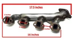 Ford V8 5.0L Shorty Style 2 Bolt Flange Exhaust Manifold 1990-1996 F150. Fixed Price $49.23.