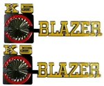 1975-1980 Chevy Blazer Truck Front Fender Emblem Pair Chevrolet K5. Fixed Price $177.95.