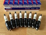 New Genuine Gm Acdelco Spark Plugs R45TS Set Of 8. Fixed Price $32.56.