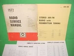 1972 Chevrolet Camaro Firebird Gto 442 Delco Am-fm Stereo Radio Service Manual. Fixed Price $34.99.