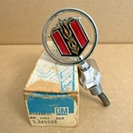Nos 1974-77 Chevrolet Malibu Header Panel Hood Ornament Emblem Gm 345303. Fixed Price $274.99.