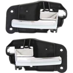 Door Handles Inside Chrome Front Left Lh & Right Pair Set For Lincoln Ls. Fixed Price $60.72.