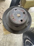 1970 Gm Water Pump Pulley, Big Block 396, 402, 454, LS5, Single Groove 3995631AO. Fixed Price $125.00.