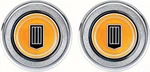 1979-81 Camaro Orange Badge Interior Door Panel Emblems. Fixed Price $108.10.