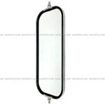 7"X16" Flat Rear View Main Mirror Stainless Fit Ford F650 Sterling L7500 & Gmc. Fixed Price $9.00.