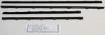 Window Sweeps Felt Kit Weatherstrip For 1967-1969 Chrysler Dodge Plymouth A-body. Fixed Price $216.41.