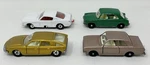 Vtg Lesney Matchbox Mustang #8, Ford #25, Mg 1100 #54, Bmc 1800 #56 Car Lot. Fixed Price $57.99.