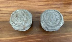 Pair Db 1920'S Dodge Brothers Aluminum Metal Wheel Hub Threaded Grease Caps. Fixed Price $29.95.