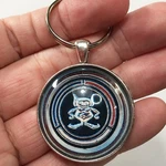 Amc Gremlin Badge Emblem Gas Cap American Motors Corp. 1.2" Diameter Keychain. Fixed Price $12.95.