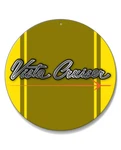 Oldsmobile Vista Cruiser Emblem 1964 - 1969 Aluminum Round Sign Made Usa 14 Colo. Fixed Price $30.95.
