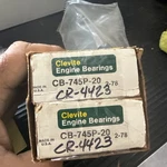 Engine Connecting Rod Bearing Pair Clevite 4-CB-745P-20. Fixed Price $39.00.