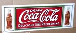 Coke Coca-cola -- Gas Station Sign Shows Details Of Nov 16 1915 Patd Bottle. Fixed Price $16.99.