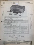 Pf 1940S-50S Nash Automotive Radio Model AC-152 (NH2AC) Repair Data Manual-read. Fixed Price $5.00.