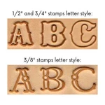 Alphabet Stamping Tool Set - Leather Craft Letters 3/8" 1/2" 3/4" Sizes. Fixed Price $49.95.