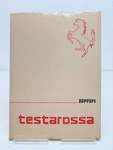Oem Ferrari Testarossa Owner's Manual 1986 Euro Trilingual Cat. 344/85 N. 1000. Fixed Price $350.00.