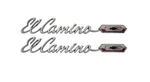 1965 El Camino Rear Quarter Emblem Pair New Trim Parts! Ss. Fixed Price $192.89.