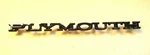 Fits 68 69 70 71 72 Plymouth Hood Header Panel Trunk Emblem. Fixed Price $55.00.