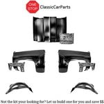 1973-1980 Chevy & Gmc Truck Front Fenders W/ Inner 2" Cowl Hood. Fixed Price $1737.99.