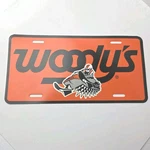 Woody's Traction Safety Orange License Plate Vanity Snowmobile Plastic Full Size. Fixed Price $15.00.