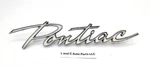 1961 Pontiac Tempest Grille Emblem Script Oem. Fixed Price $48.99.