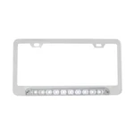 United Pacific 36541 Chrome Deluxe License Plate Frame 10 White Led 9" Light Bar. Fixed Price $34.36.