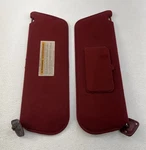 92-96 Ford Bronco F-series Pair Cloth Sun Visors Oem Red. Fixed Price $41.99.