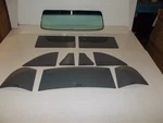 50 51 52 Chev Bel Air Hardtop Glass Windshield Vent Door Quarter Back 3 Piece. Fixed Price $699.00.