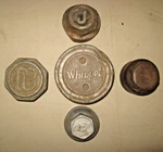 Lot Of 5 Antique Grease Caps Whippet Db Dodge Bros Chevrolet J Rat Rod Car Truck. Fixed Price $64.99.