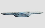 Vintage 56-57 Chevrolet Pick Up Truck, Bus Hood Emblem Pitted, Crusty, Rat Rod. Fixed Price $49.95.