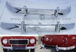 Volvo Pv 544 Euro Version (1958-1965) Bumpers By Stainless Steel New. Fixed Price $619.00.