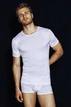 Brio Men's Half Sleeve Jersey Scottish Thread Crew Neck Blue Art. Samuel. Fixed Price $20.90.