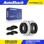 Front Drilled Slotted Brake Rotors Pads For Chevy Silverado 1500 2005-2007. Fixed Price $88.31.