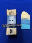 Ford Genuine Nos Town Car Emblem Name Plate D1VY-16098-A (QTY-1). Fixed Price $65.00.
