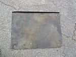 Triumph TR4A TR250 Spare Tire Cover Board With Brackets Original 1969-1976. Fixed Price $50.00.