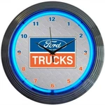 Ford Trucks Neon Clock Sign Wall Lamp Light F150 Dads Garage F-350 Super Duty. Fixed Price $68.99.