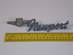 Vintage 1970 71 Chrysler Newport Emblem Badge Script Nameplate 2964802 94200. Fixed Price $18.00.