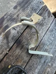61/62 Corvette Stamped Steel Coolant Over Flow Tank Bracket Gm Nos! 250 300 340. Fixed Price $220.00.