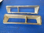 Ford 1970'S Corner Light Bezels Pair Mkv Etc. Fixed Price $45.00.