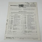 1962 Mercury Comet Motorola Radio 2TME Service Manual Schematics Part List. Fixed Price $27.95.