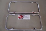 40-55 Chevy Gm Ford Hot Rat Street Rod California Chrome License Plate Frames. Fixed Price $56.38.