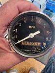 Stewart Warner Low Speedometer. Fixed Price $45.50.
