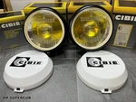 Cibie Super Oscar Black Fog Lamp Driving & Covers Yellow Light Concave Lens. Fixed Price $499.99.