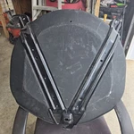 1968-1982 Corvette Spare Tire Tub Press Molded Black Glass Gm & Rear Hanger Bolt. Fixed Price $275.00.