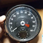 1960 S Rv 7413/00 Oem Jaguar E-type Xke Tachometer & Clock. Fixed Price $89.00.