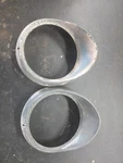 1955 56 Ford Fairlane Headlight Bezels Oem Part Fdr 13063-C Pair. Fixed Price $70.00.