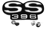 1967 Chevelle Camino Emblem Rear Panel Gm " Ss 396 EM1301 Dynacorn. Fixed Price $31.00.